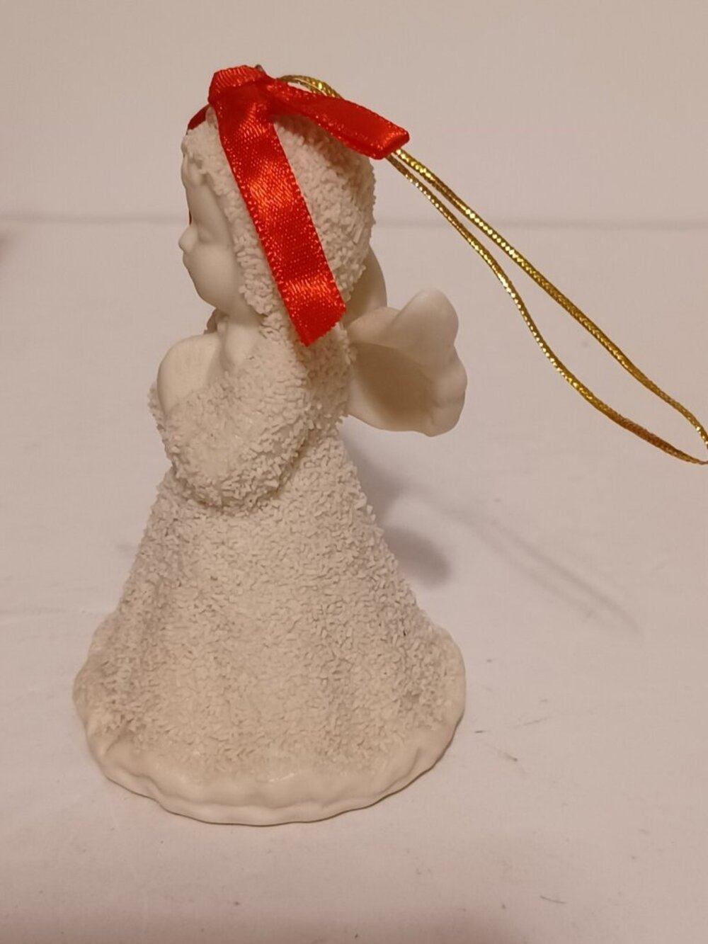 Lincolnshire Christmas Ornament Snowjade Praying Angel Bell Holiday Series w/Box - Picture 4 of 7